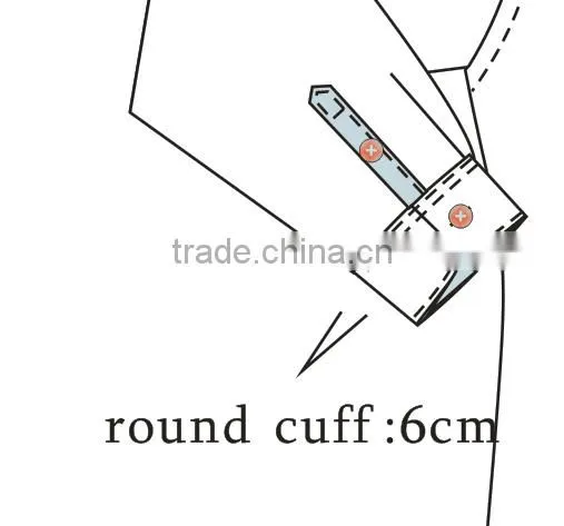 custom model long sleeve turn up collar bespoke man shirt