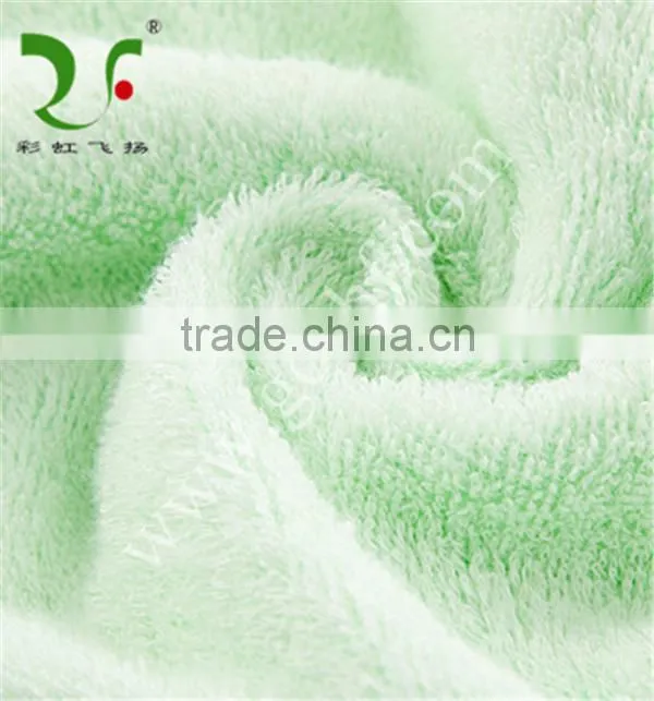 Good quality 16S sprial bamboo plain dyed jacquard hand towel