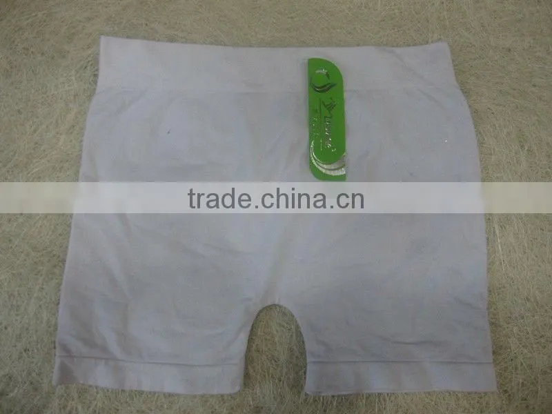 Lady's seamless high waist straight Angle pants nylon cotton spandex