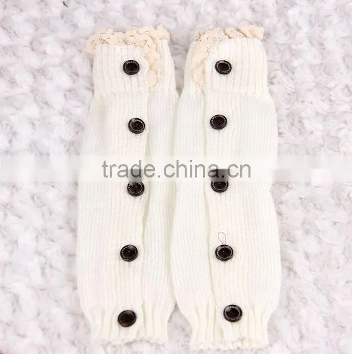 High Quality Kids Acrylic Leg Warmer, Kids Knitted Boot Socks