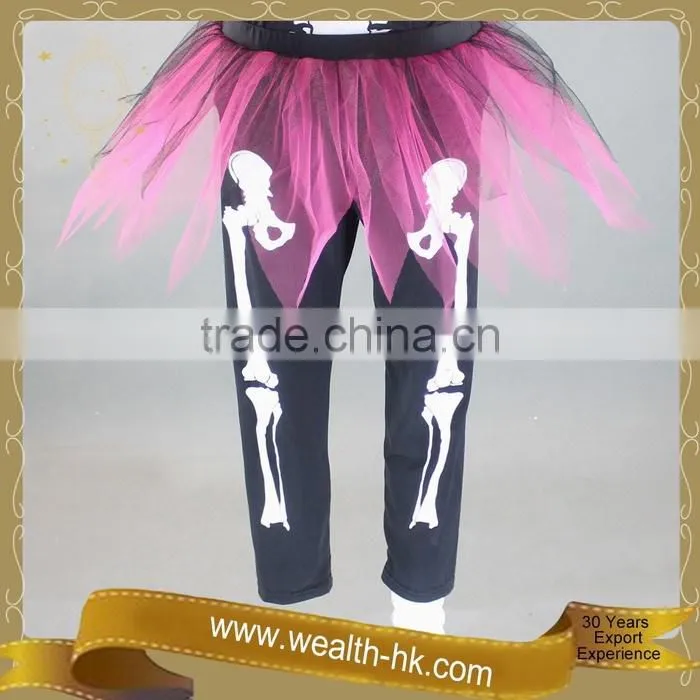 Carnival Black Skeleton Costume Halloween