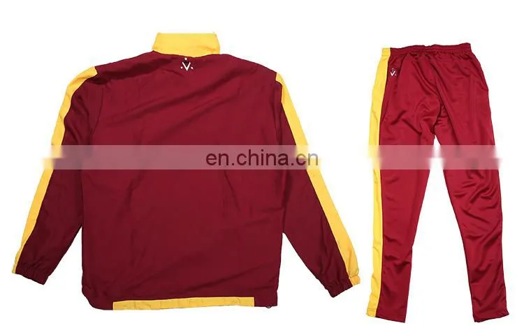 Wholesale football branded men track suits