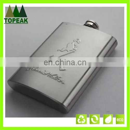 8 oz Men's Stainless Steel Hip Flask Wine Pot Flagon Outdoor Travel drink wine bottle Hip Flask