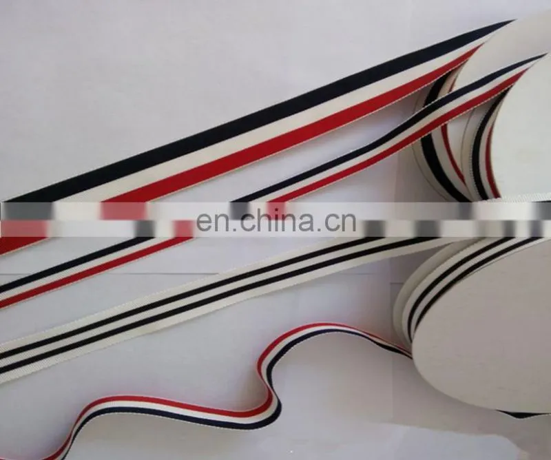 hot sale 1'' striped polyester tape