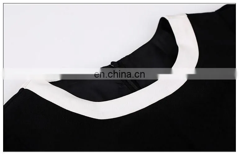 Wholesale high quality ladies knit dress OEM, high quality dress fashion