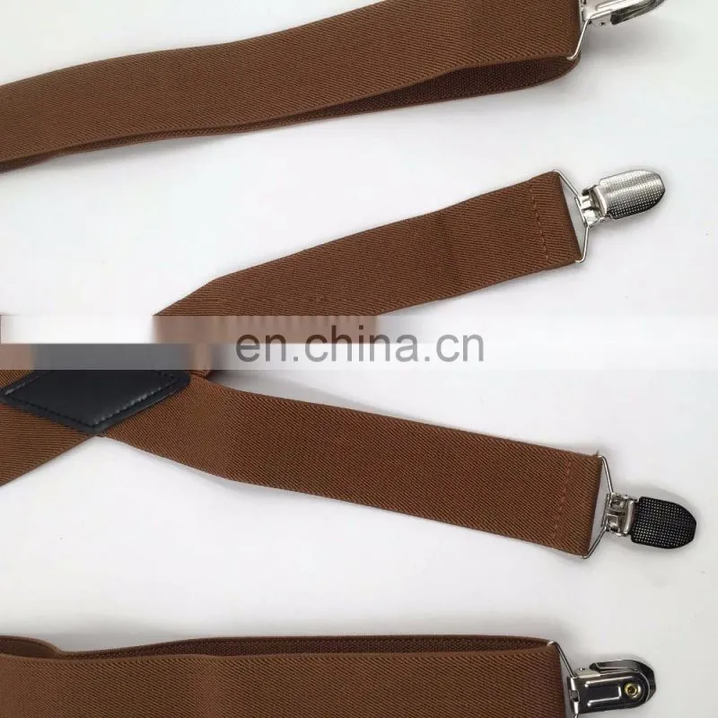 New fashion Yiwu Longkang brand 3.5cm X design suspenders