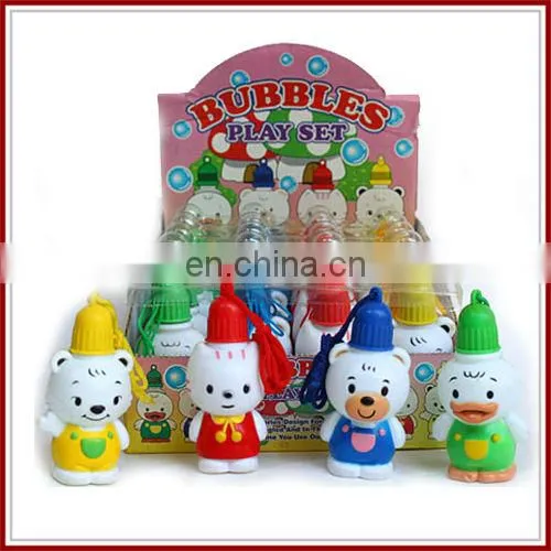Cross shape necklace bubble water bottle toys