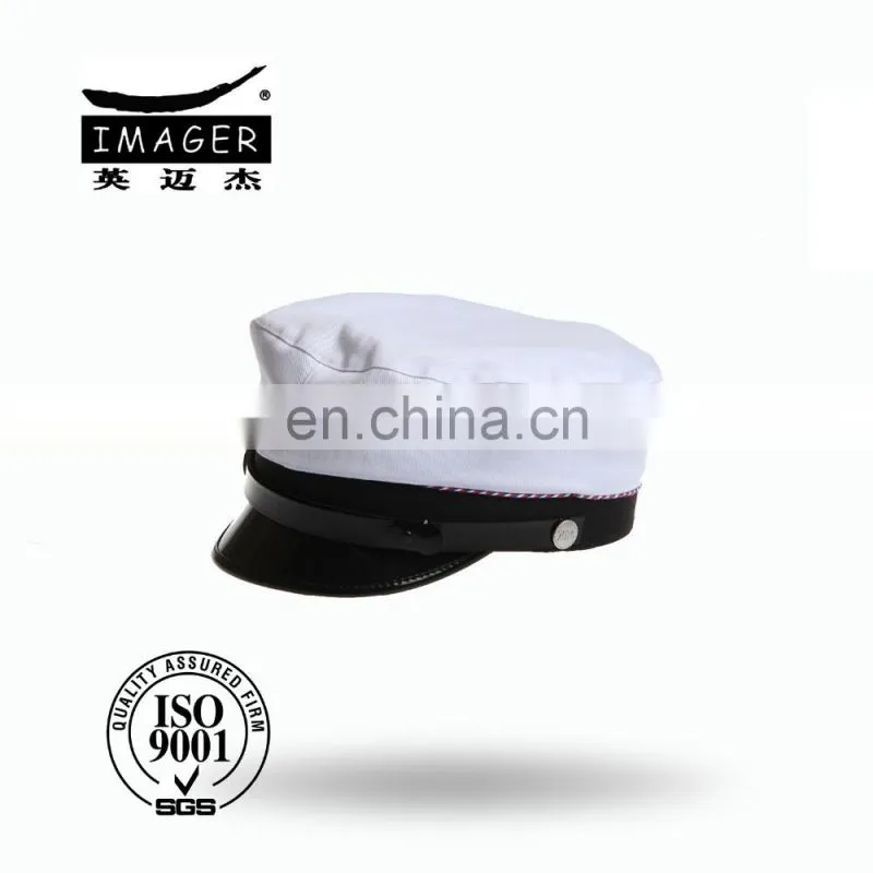 Customized white wool stduent cap hat with good quality
