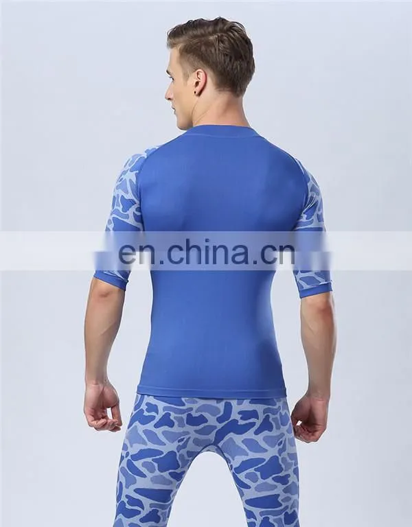 New Black and Blue Leopard Printing Spandex Men's Body Shaper Slimming Pants