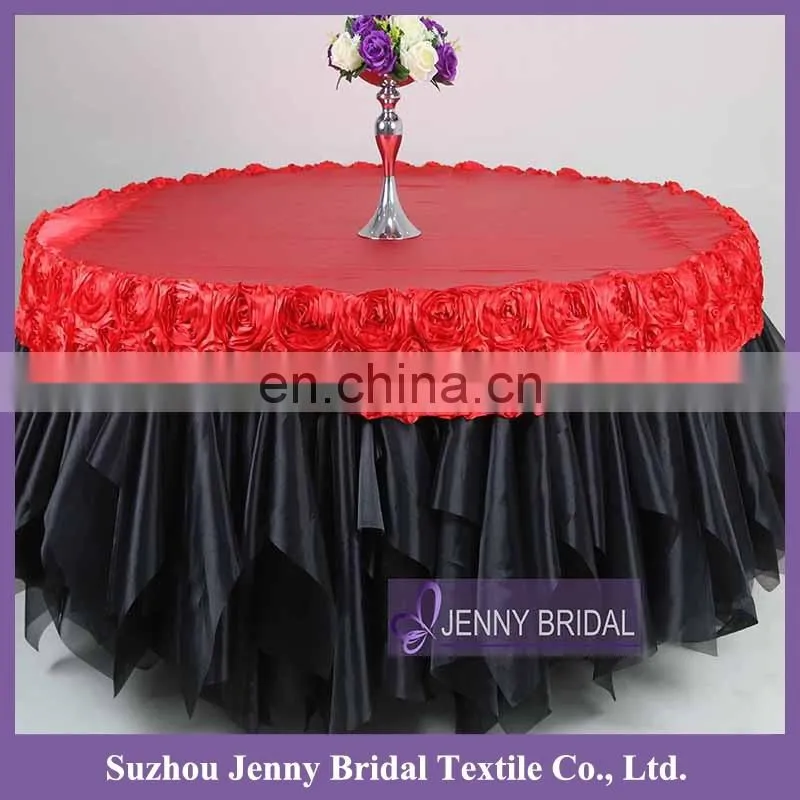 TC121E round outdoor banquet party table cover wedding decoration