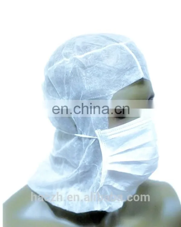 ebola virus hood, bacteria resistance cap with face cover
