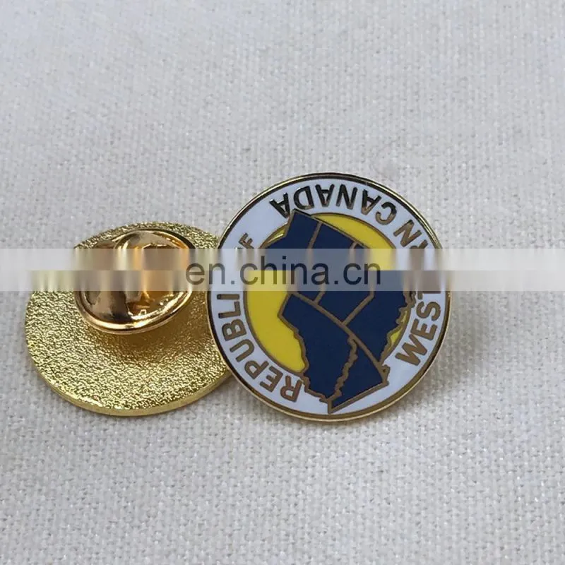 High quality enamel lapel pin badge, custom soft enamel lapel pin