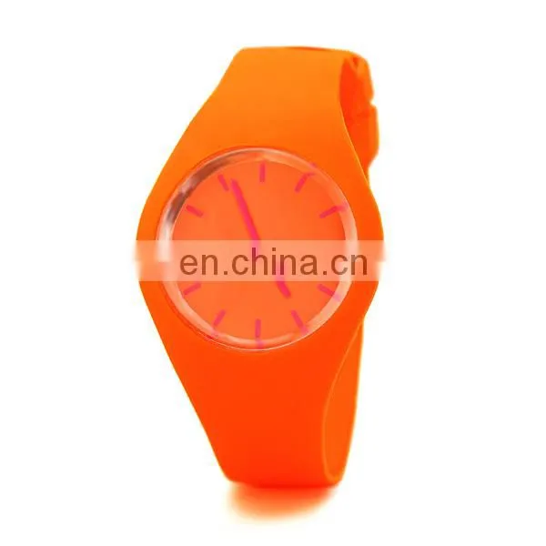 Hot sale quartz wrist watch cute girls watch silicon watch