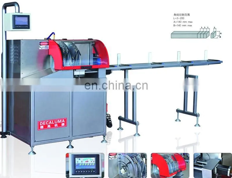 Double Head Angle Cut 45 degree Band Saw Machine for Aluminum Profile
