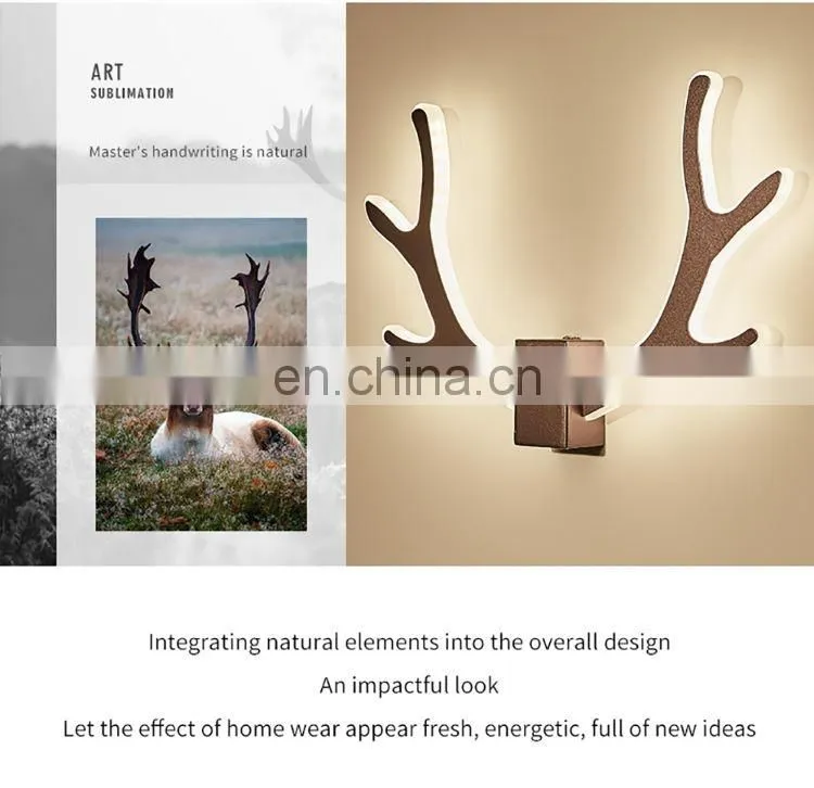 Modern minimalist home lighting balcony aisle lamp bedroom study bedside lamp led wall lamp