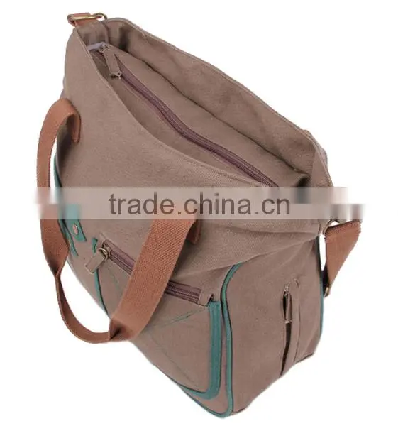 Brown Canvas New Baby Bag 2016 with Changing Mat