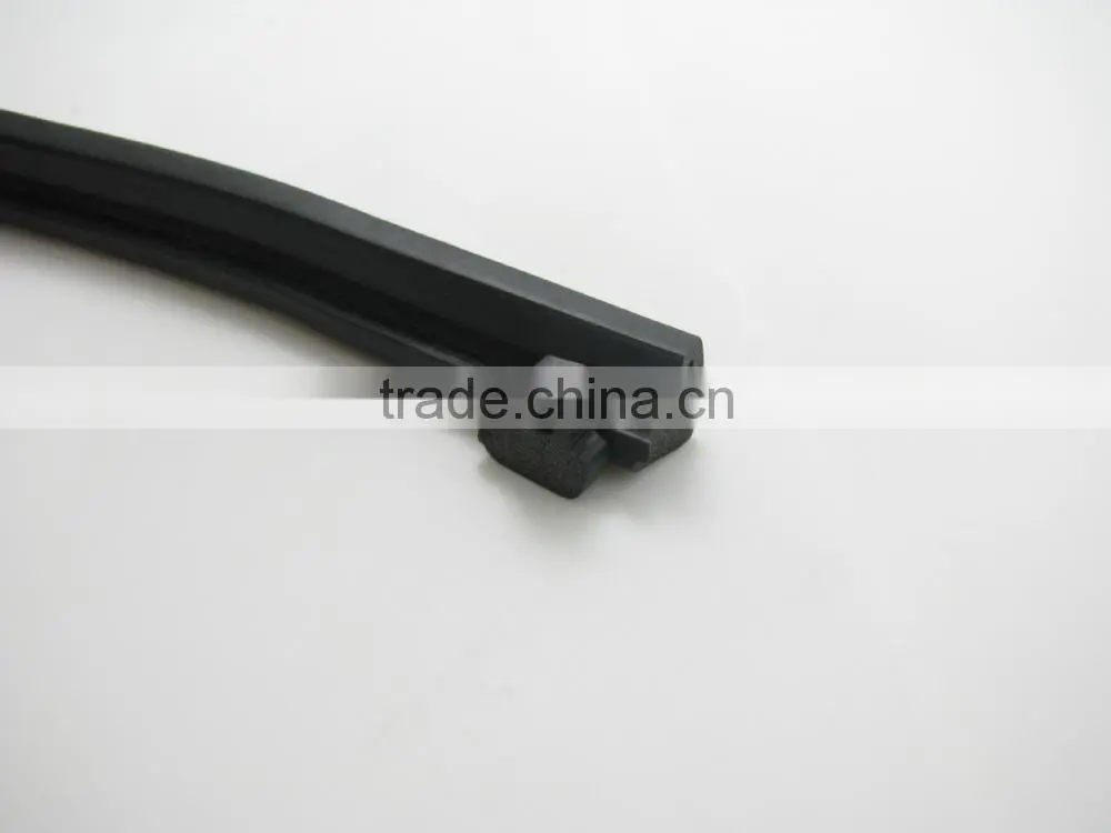 black rectangle epdm shower door rubber seal