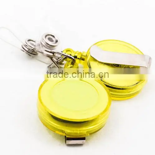 Mouse over image to zoom Details about Retractable Reel Recoil ID Badge Lanyard Tag Key Card Holder Belt Clip