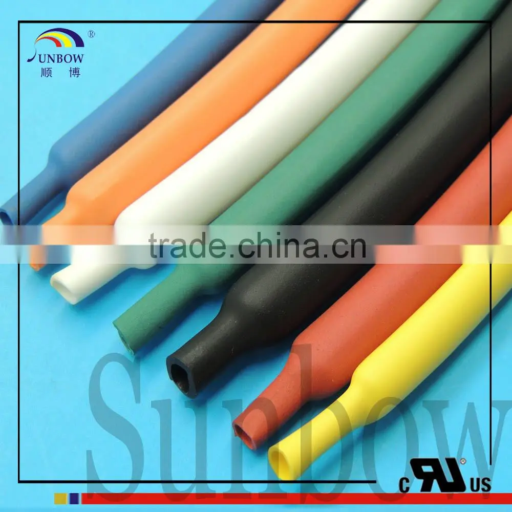 SUNBOW 22mm orange color polyolefin heat shrink tube for New energy vehicles