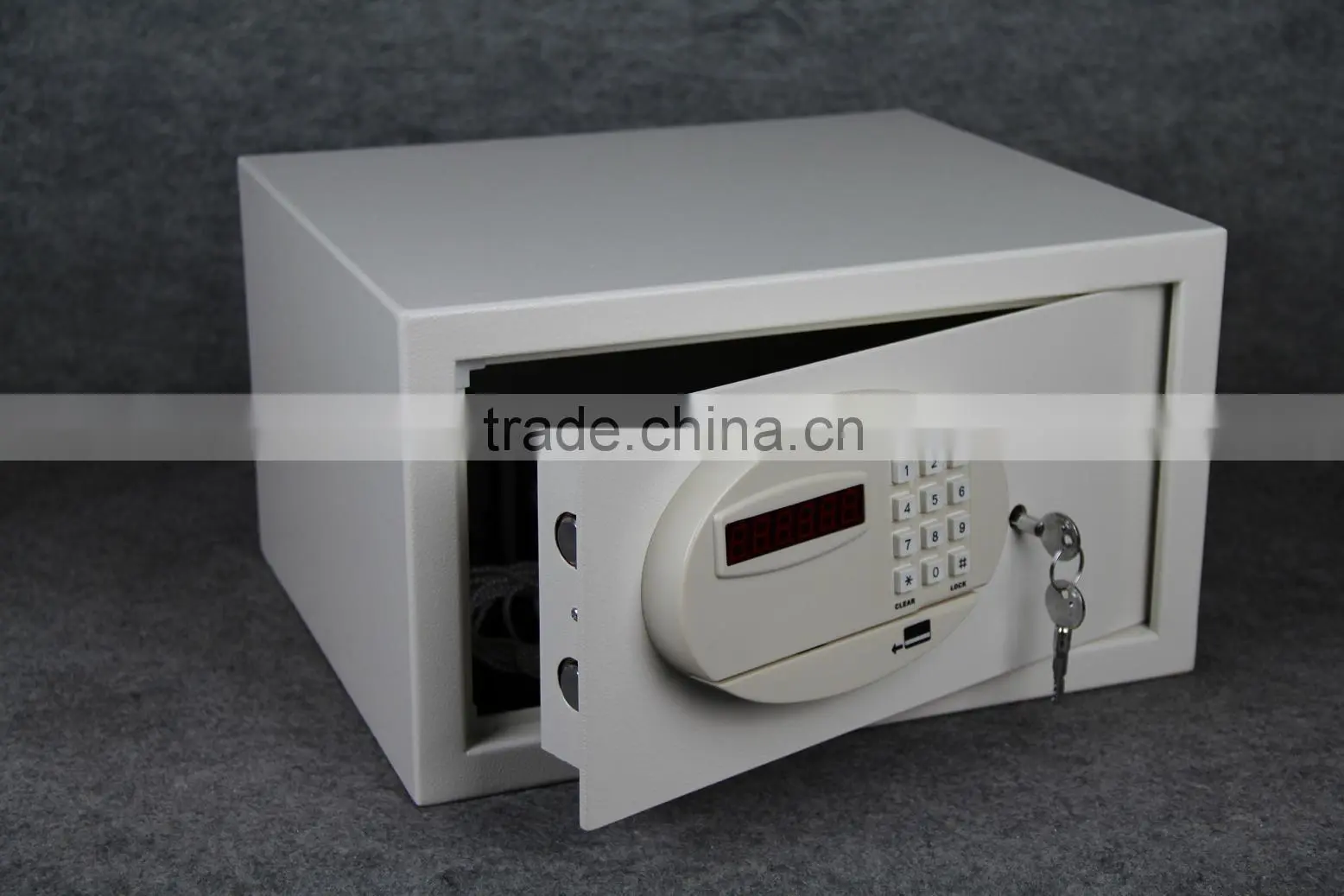 Magnetic card opening safe box
