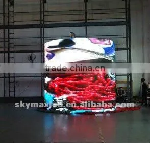 P6mm Commercial Centre Curved LED Indoor Display