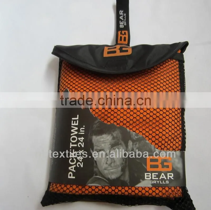 microfiber sport towel with mesh bag