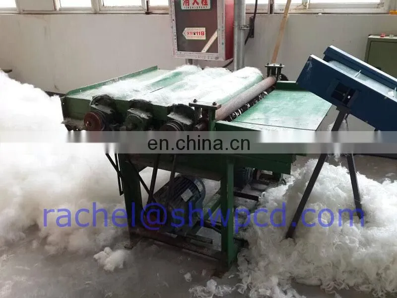 machine recycled polyester fiber high quality cotton fiber opening machine