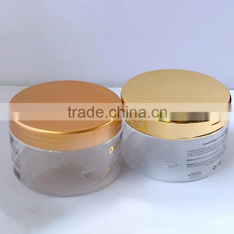 PET Face Mask Cosmetic Container Plastic Cosmetic Jars