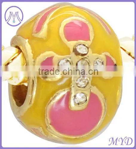 Metal beads emeral beads