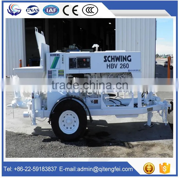 China Small Size Aggregate Output 20m3 per hour Concrete Pump Manufacturer