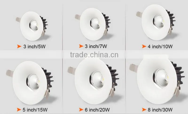 LED downlight/ceiling light, 15W/20W/30W