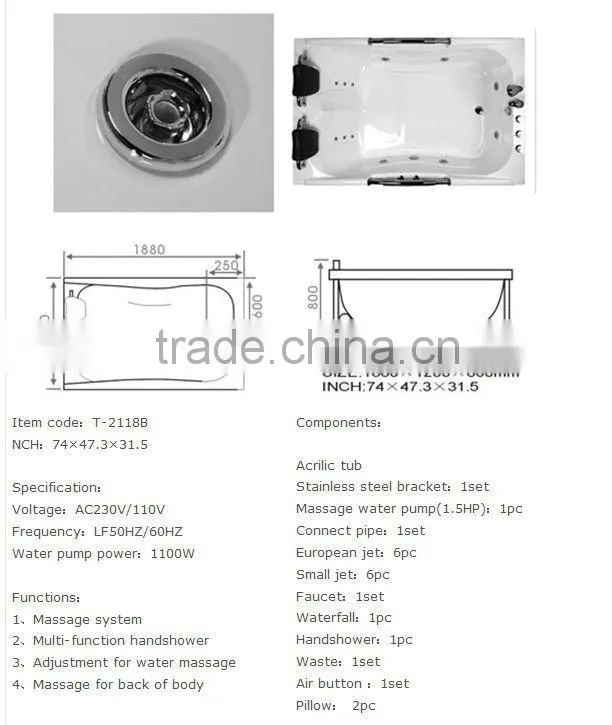 whirlpool bathtub jet