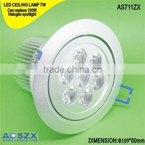 7W LED Bulb energy saving lamp Round LED Light E27 B22