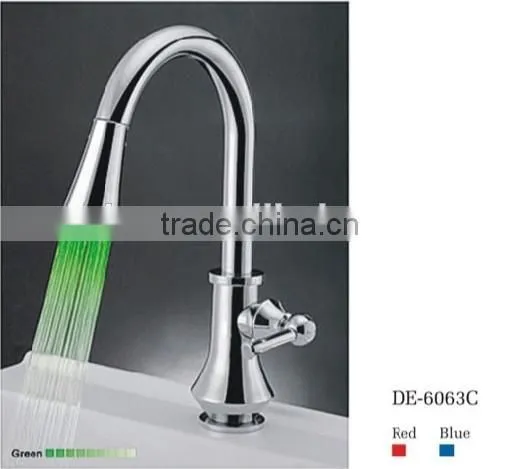 kitchen taps with led light
