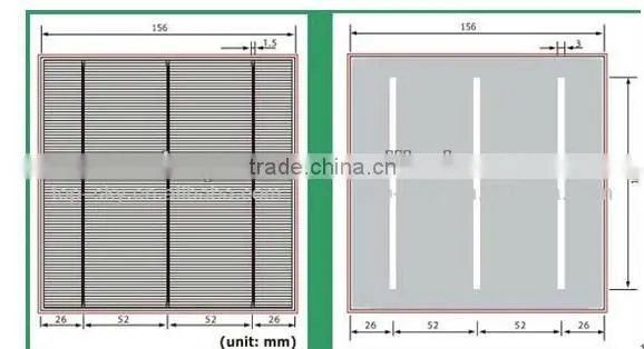 3BB poly solar cell for sale direct china