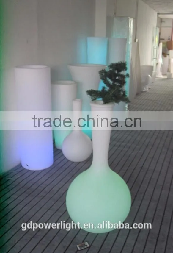 PE plastic Solar light for Flowerpot with solar LED light YXF-5210S