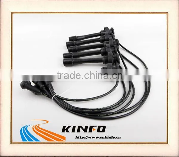 Spark plug wire set for Pajero
