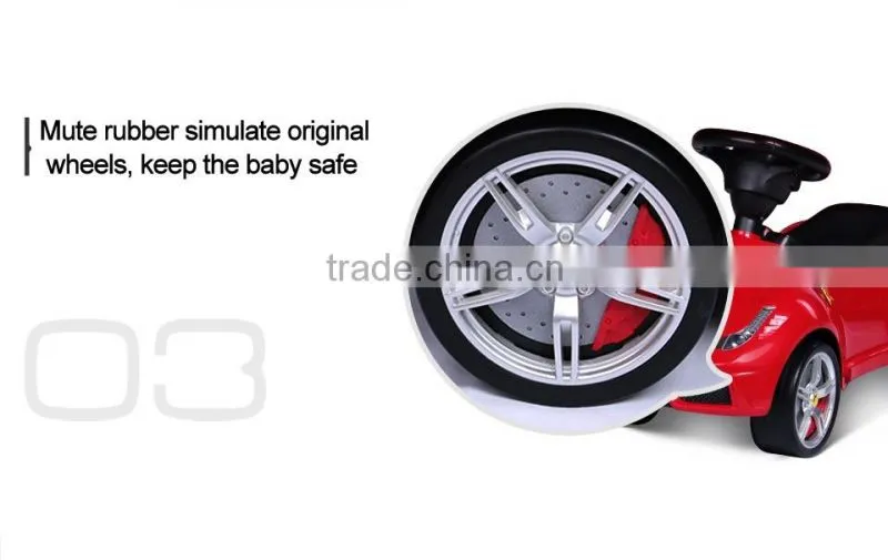 Rastar toy shopping Ferrari licensed ride on car baby walker toy car