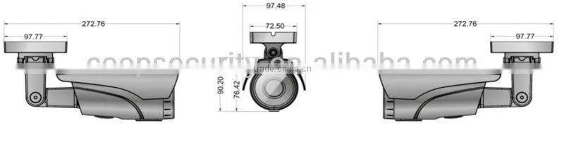 Video Security 1.3MP 720P HD Network 40M IR Bullet Camera