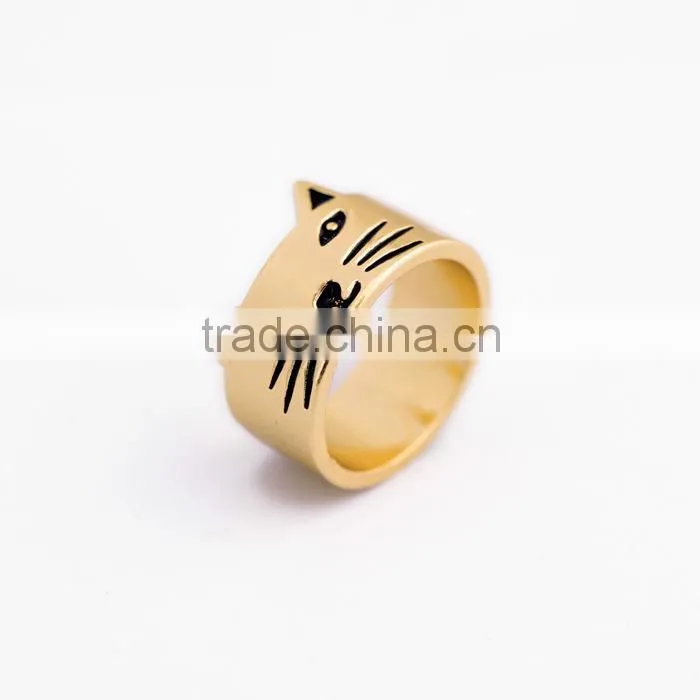 FASHION PERSONALITY RING,CUTE CAT RING