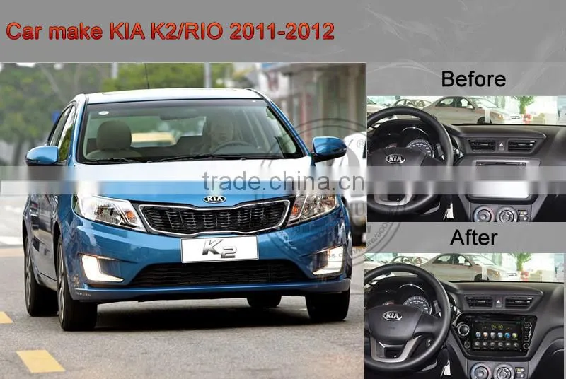 8" K2/RIO 2011-2012 Pure android 4.2.2 car DVD with GPS 3G/WIFI