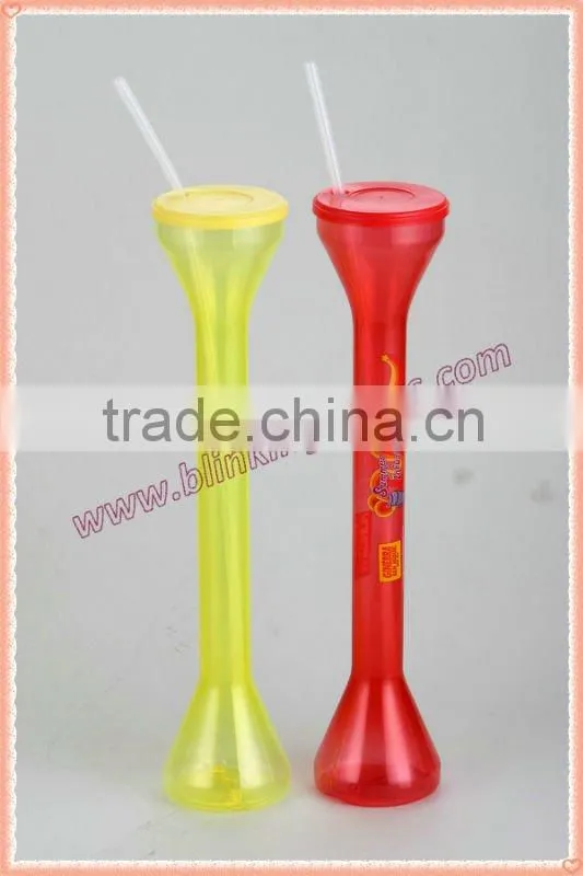 dumbbell plastic yard glass slush cup