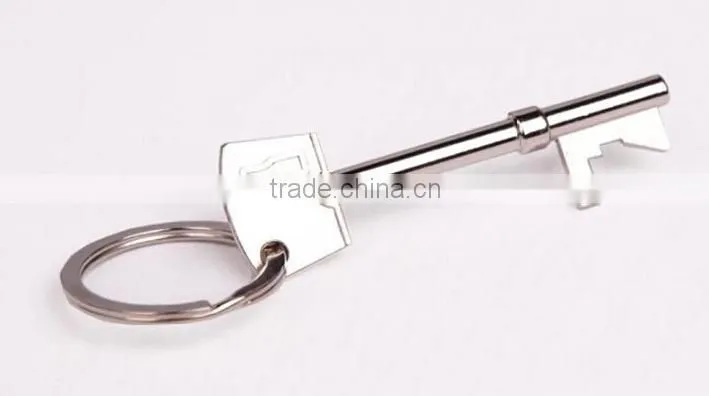 New Bottle Opener Key Ring Keyring Chain Metal Bar Tool