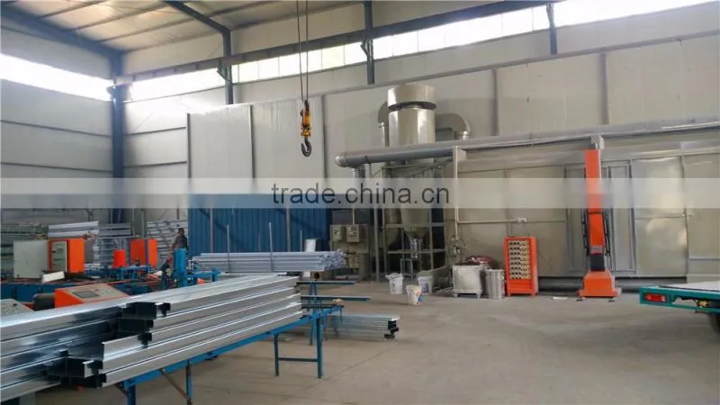 Electrostatic powder coating line/ High quality powder coating system