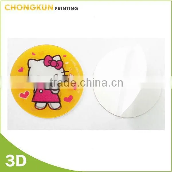 2015 POPULAR Puffy STICKERS, hello kitty STICKERS CARTOON STICKERS