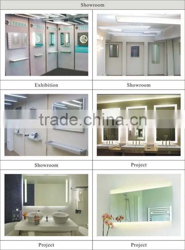 Moden Design CE IP44 3D Bathroom Fancy LED Lighted Infinity Mirror
