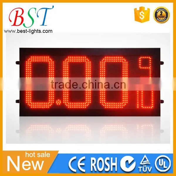 Professional LED gas price display maker programmable LED Gas Price Signs