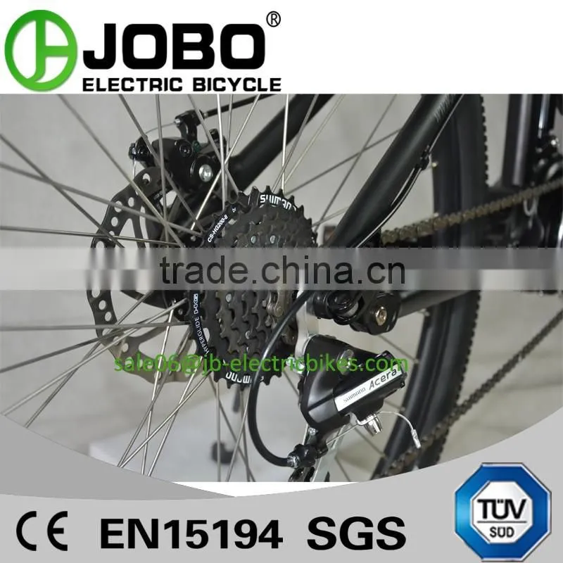 250W Brushless Electric Bike Aluminium Frame MTB Suspension Bikes On Sale