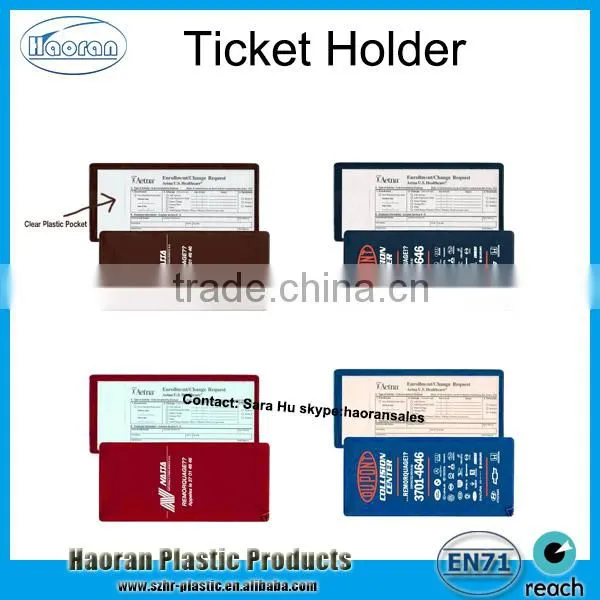 Factory cost plastic lottery ticket holder For Lottery bid