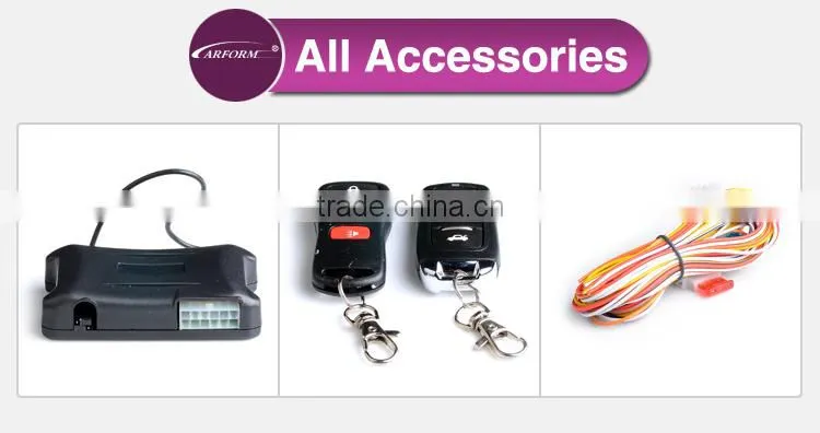 plastic remote universal learning code remote keyless entry system for South America